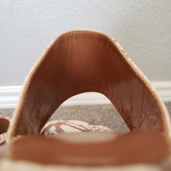 Paris Texas faded python wedge mule womens shoes size 40 - Picture 16 of 16